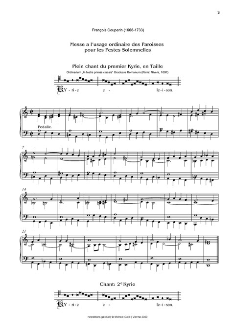 Couperin Messe pour les Paroisses Beispiel