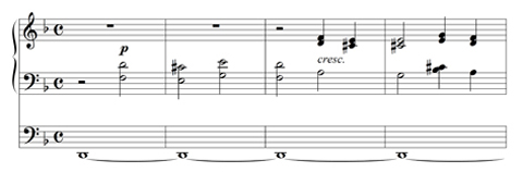 Mendelssohn Beispiel Praeludium d-Moll