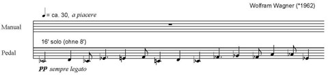 Wagner Orgelsolo Beispiel 1